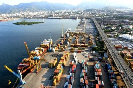 Terminal portuário de Rio de Janeiro