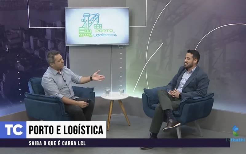 Entrevista no estúdio do programa Porto e Logística sobre carga LCL